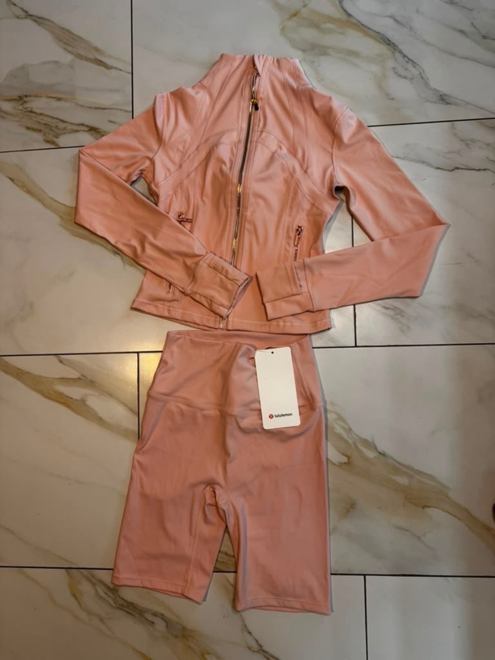 lululemon athletica Dusty Pink Activewear Set